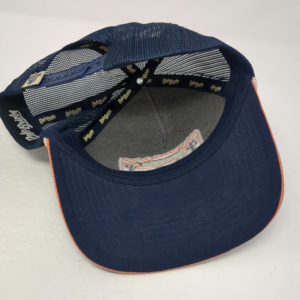 Dale Brisby 5 Panel Blue One Size Trucker Mesh Rope Radiator Ranch Cattle hat - Picture 7 of 9